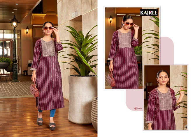 Kalaroop Optical Vol 4 Designer Embroidery Kurtis Catalog
